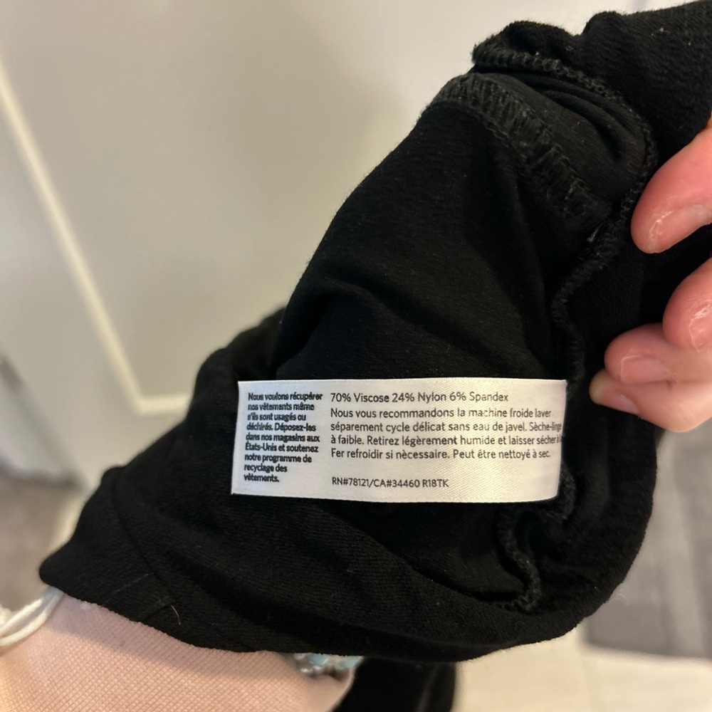 Eileen Fisher Viscose Blend Black Pants with Pockets - Picture 9 of 11